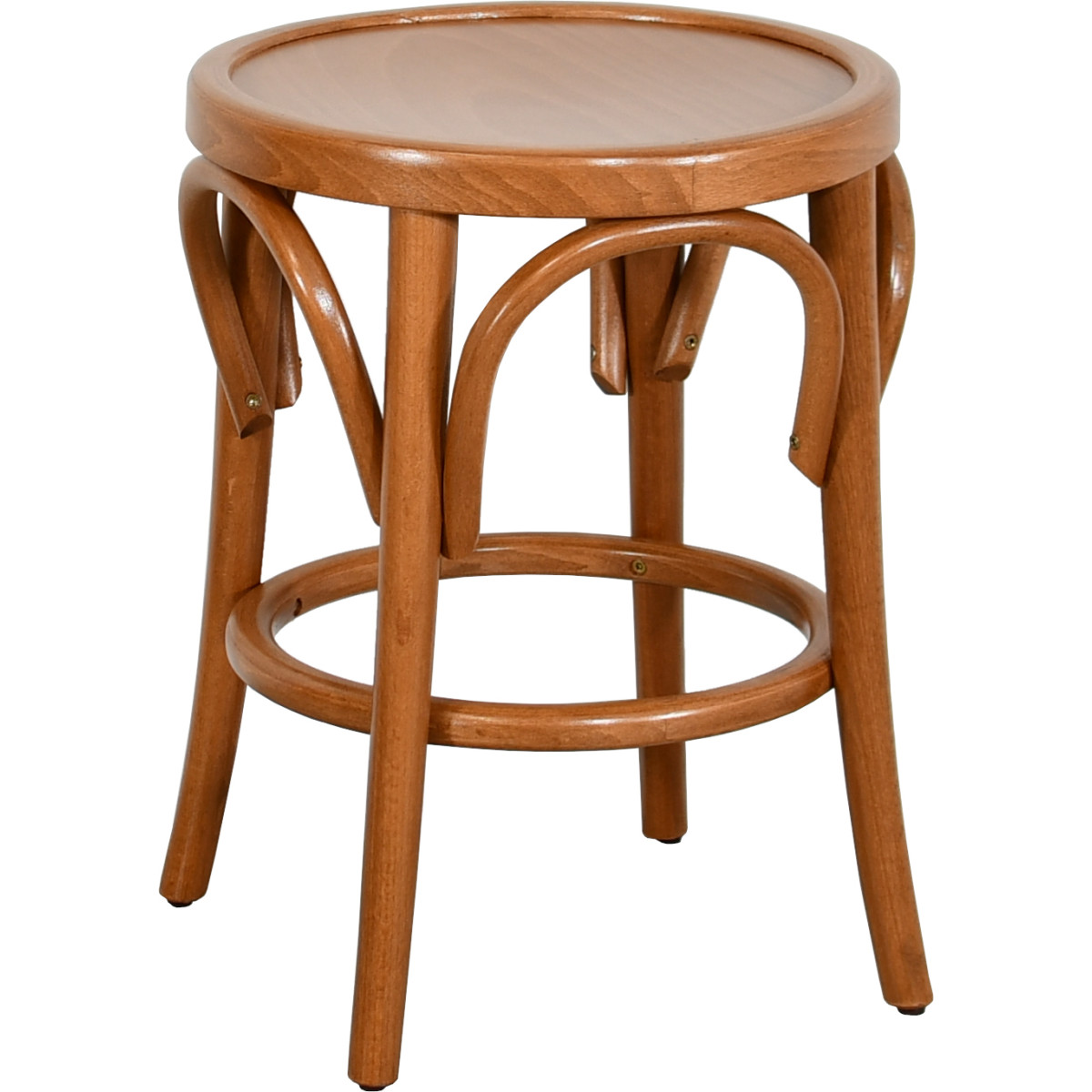 Tabouret RETRO 45  hêtre bois courbé  