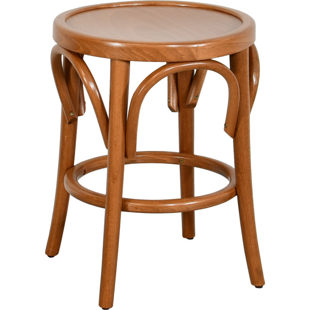 Tabouret RETRO 45  hêtre bois courbé  