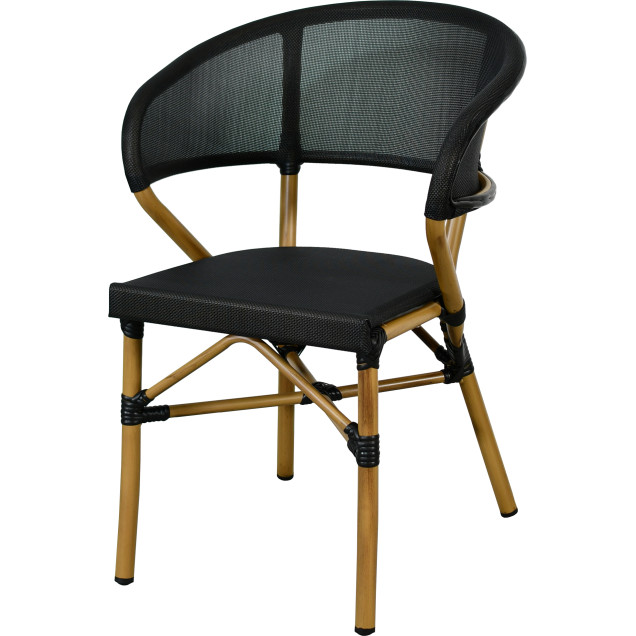 Fauteuil MANDUEL aluminium rotin  