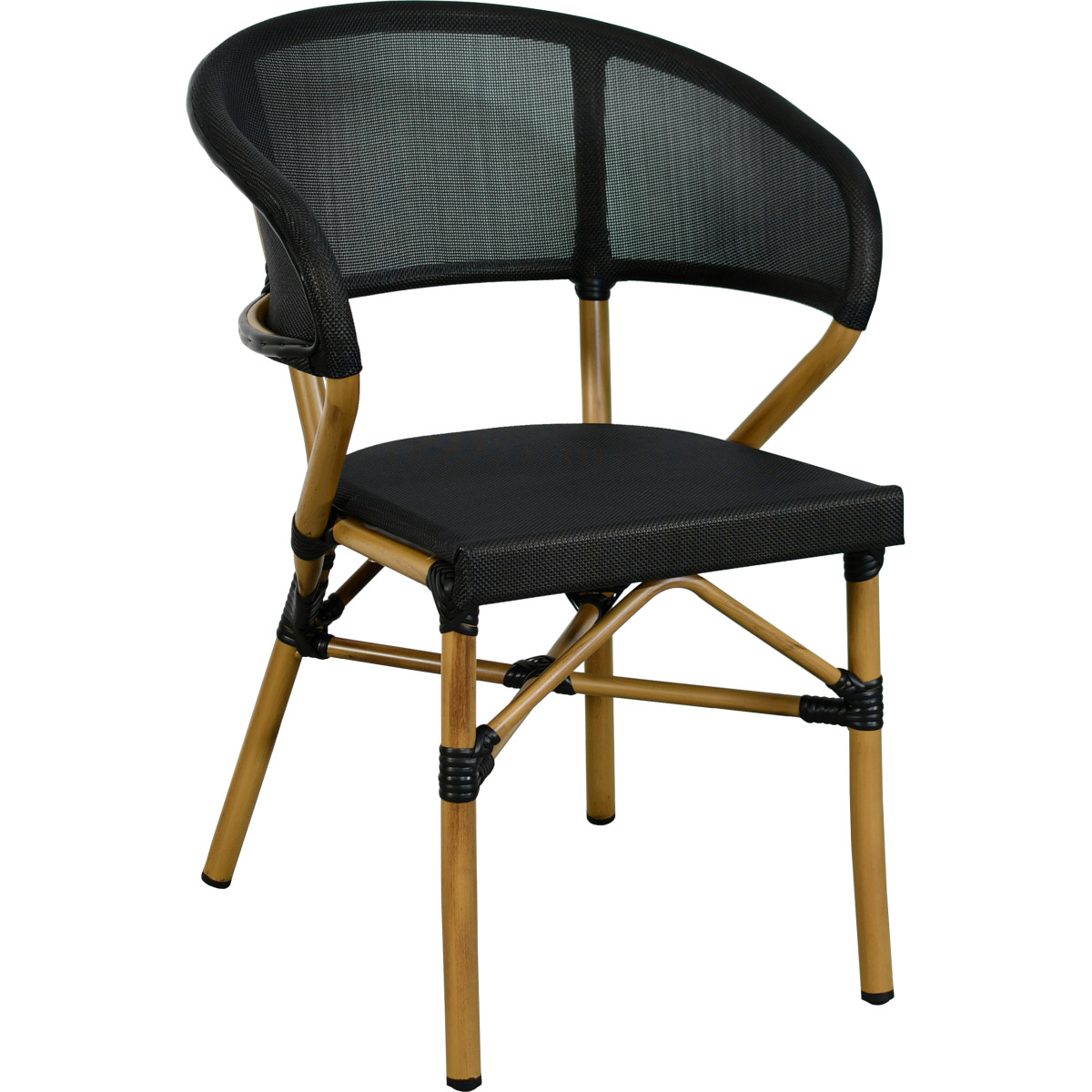 Fauteuil MANDUEL aluminium rotin  