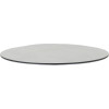 Table ronde Ø60cm dorée compact décor pierre