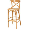 Tabouret CROSS hêtre bois courbé  